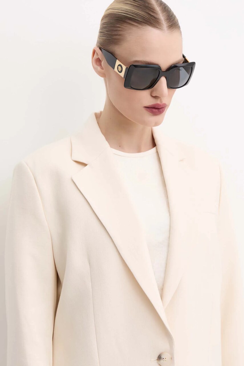 Sluneční brýle Versace 0VE4405 dámské, černá barva