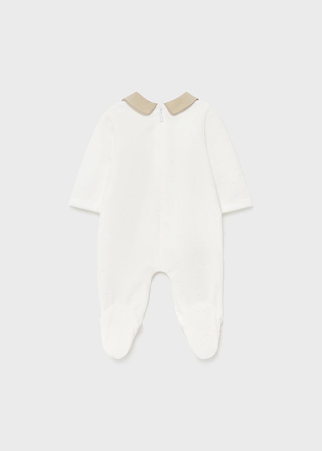 

Повзунки для немовлят Mayoral Newborn колір кремовий