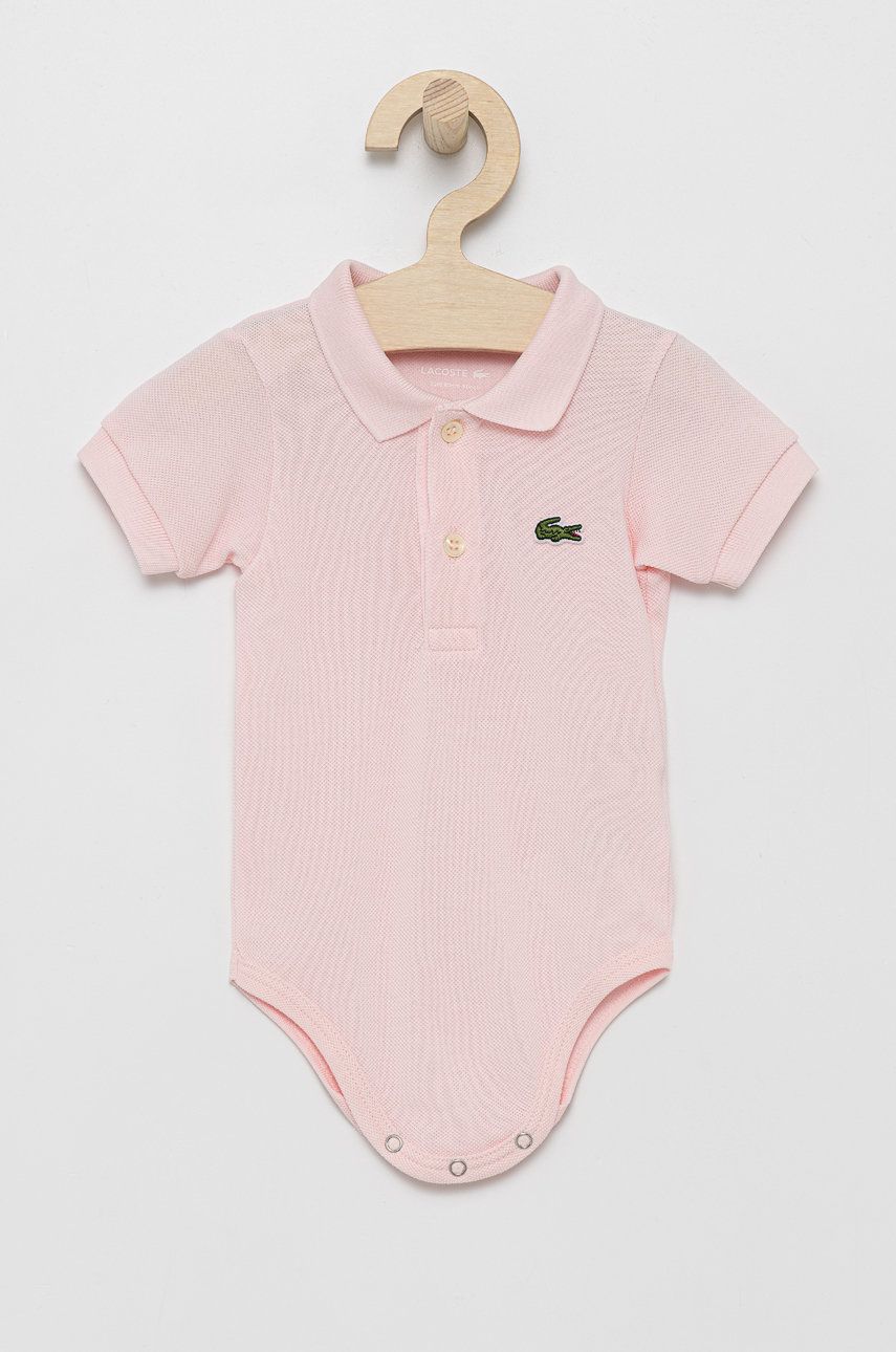 Lacoste Lacoste Body niemowlęce 4J6963 kolor różowy