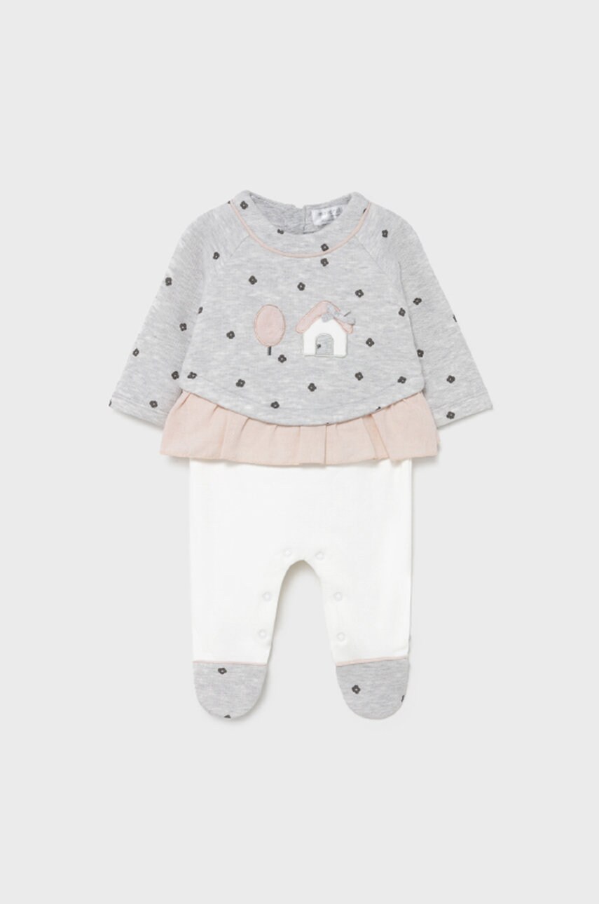 

Бебешки ританки Mayoral Newborn в прозрачен цвят, Бежов