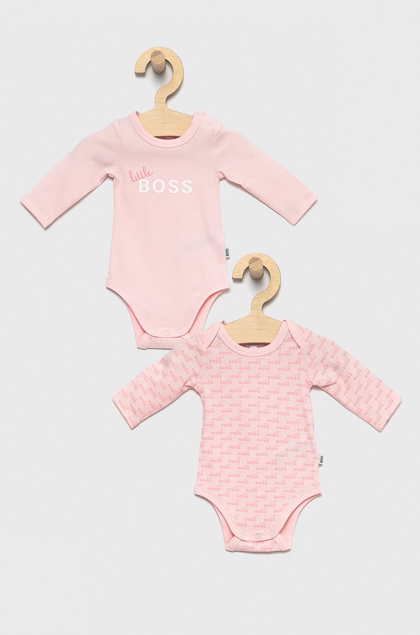 Boss body bebe (2-pack) culoarea roz