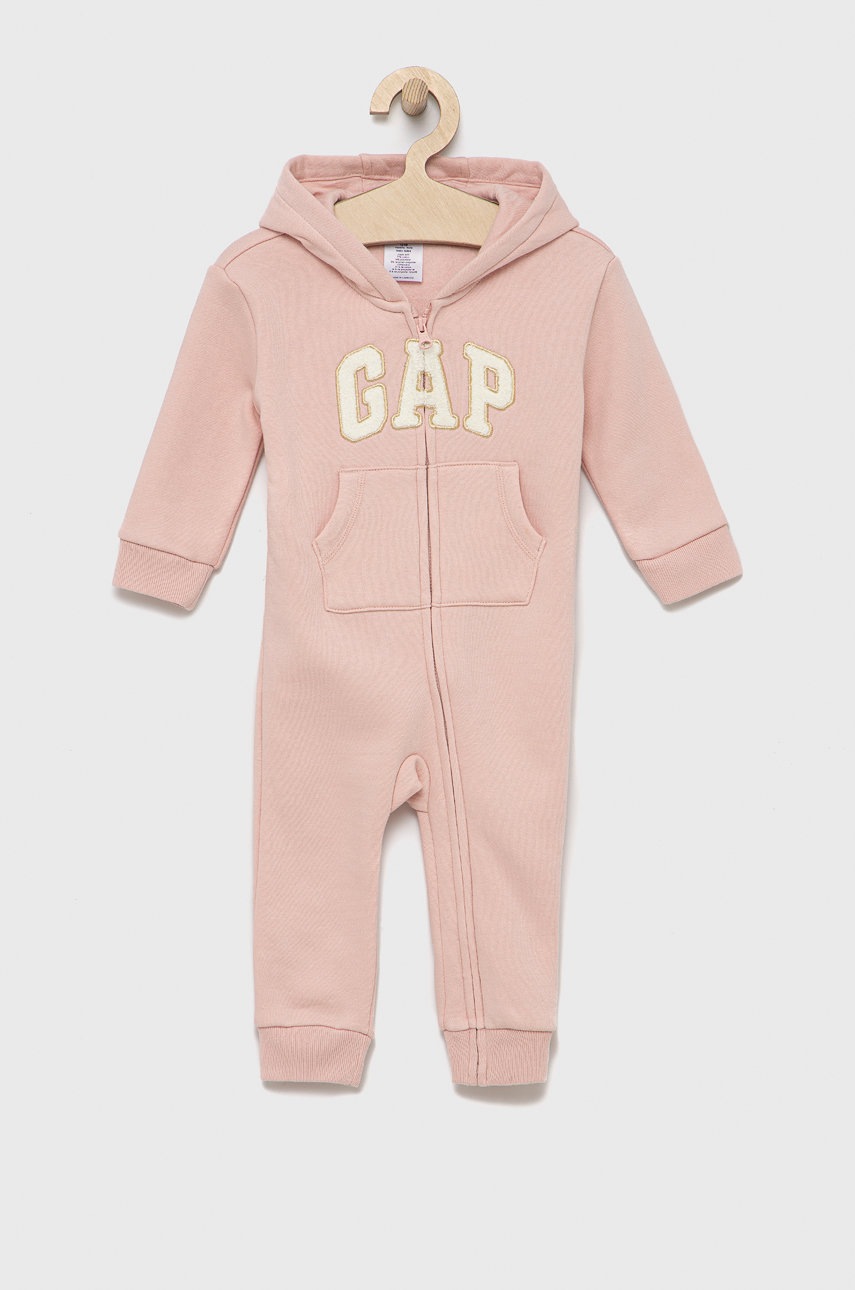 

Бебешки гащеризон GAP в розово, Розов