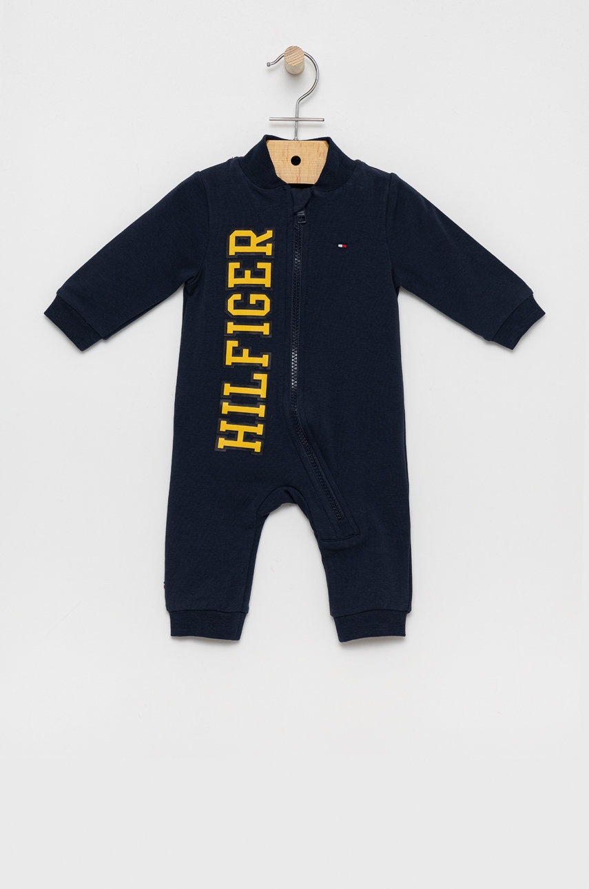 

Бебешки гащеризон Tommy Hilfiger в тъмносиньо, Тъмносин