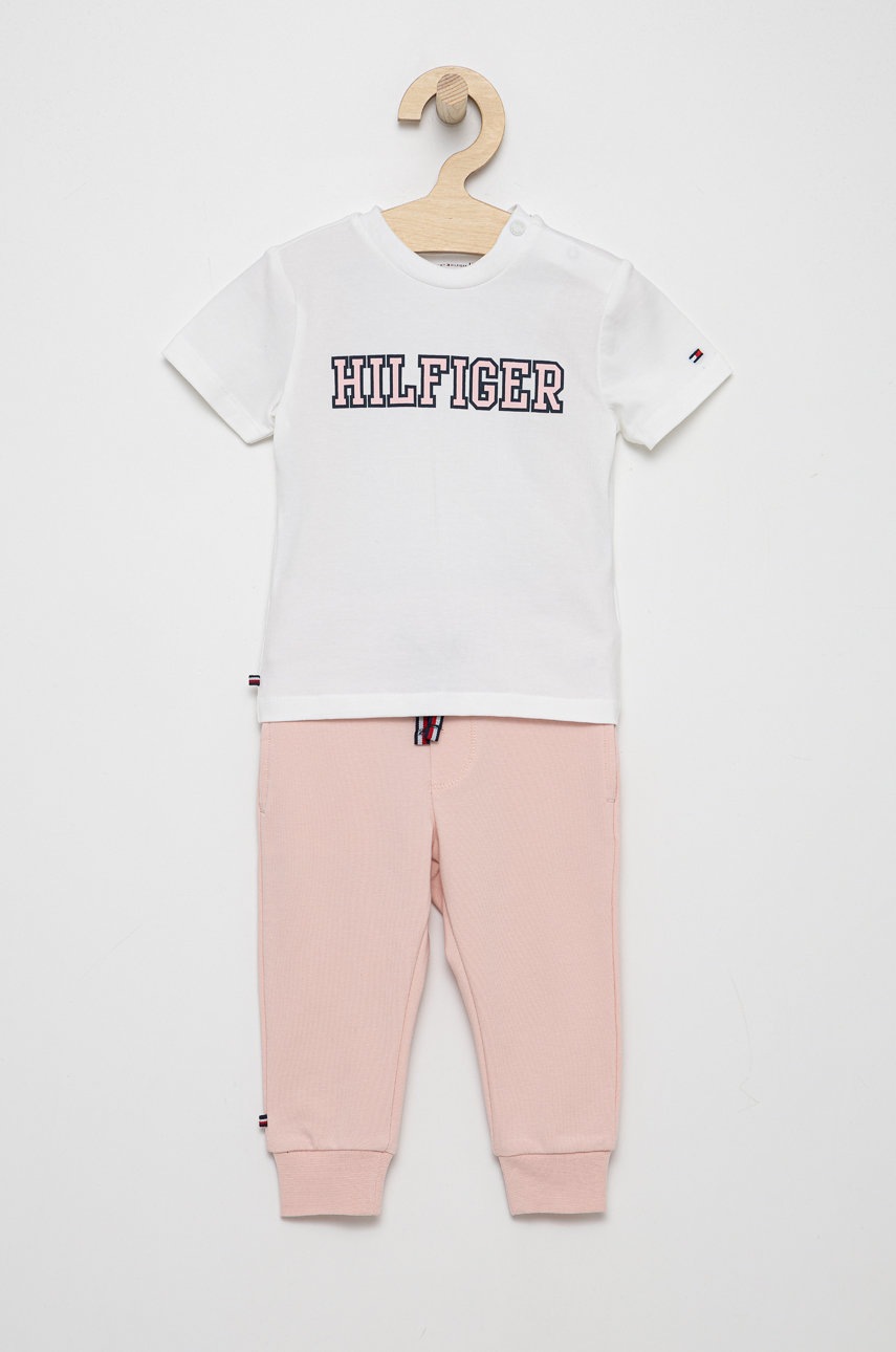 

Детски комплект Tommy Hilfiger в розово, Розов