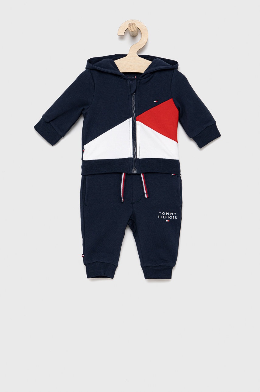 

Бебешки анцуг Tommy Hilfiger в тъмносиньо, Тъмносин