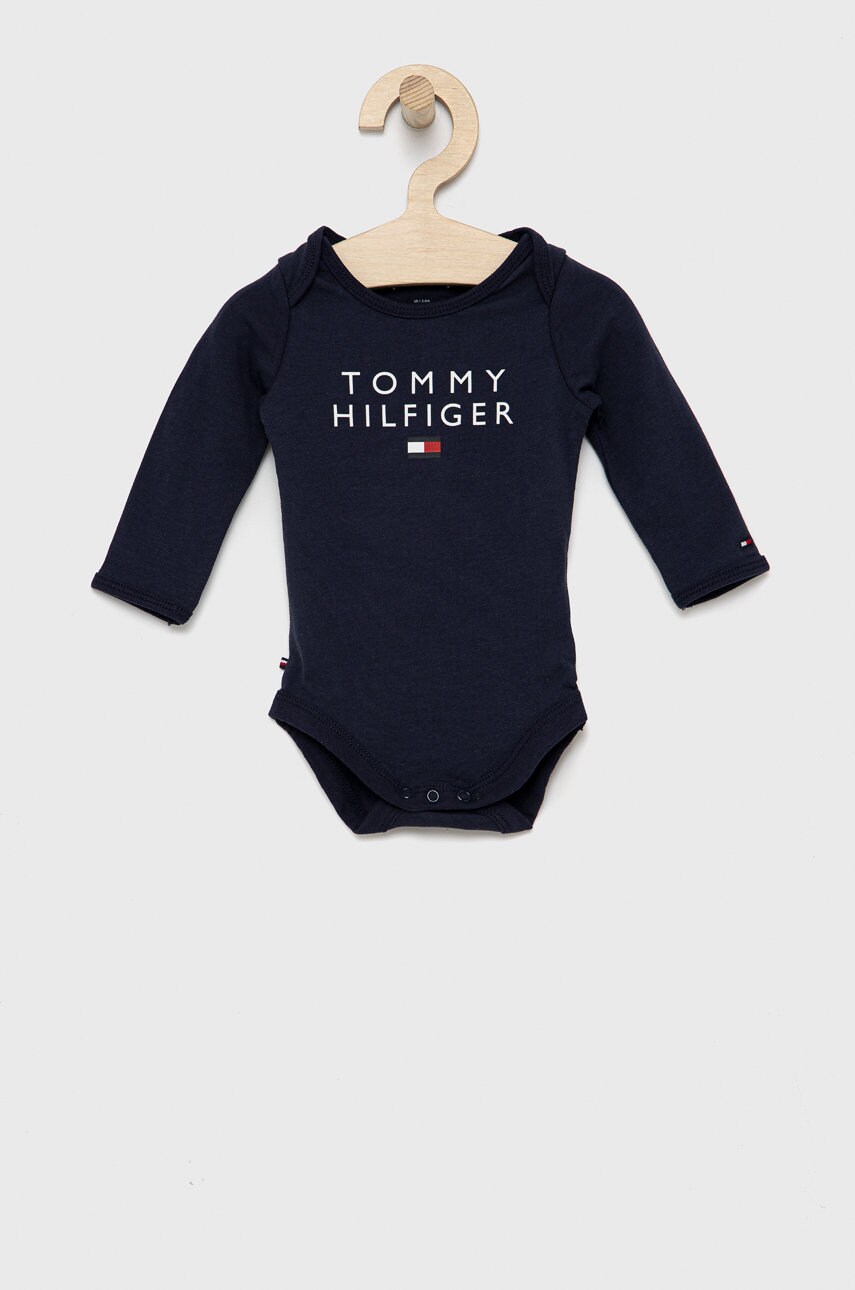 

Боді для немовлят Tommy Hilfiger (3-pack) колір синій