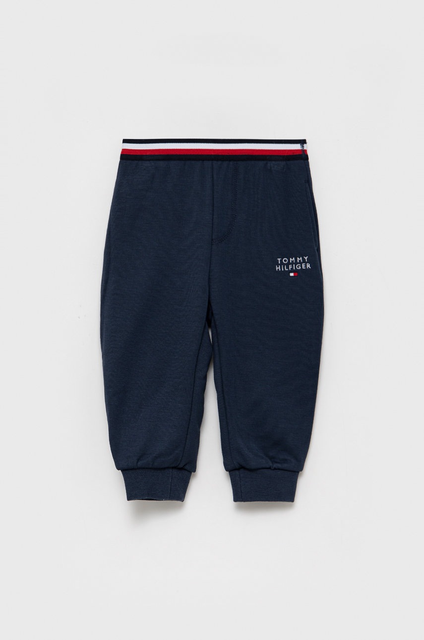 

Бебешки панталон Tommy Hilfiger в тъмносиньо, Тъмносин