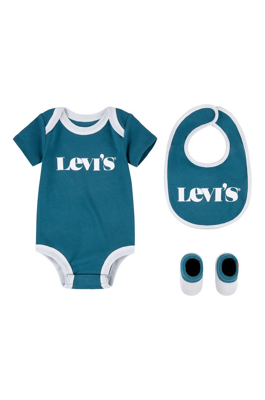 Levi's Komplet niemowlęcy kolor zielony