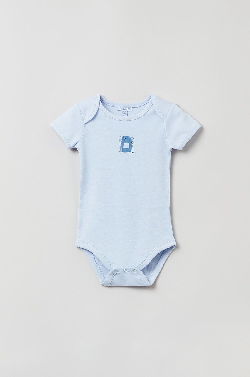 OVS OVS Body niemowlęce (5-pack) kolor niebieski