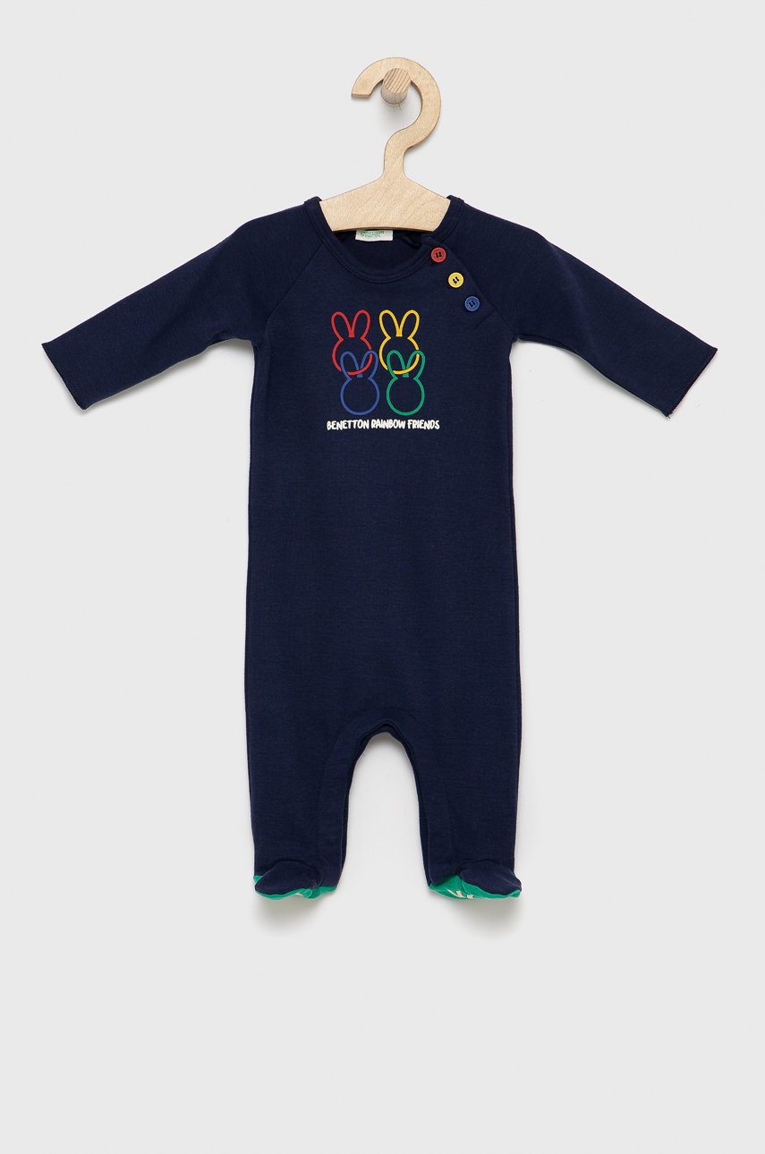 

Бебешки ританки United Colors of Benetton в тъмносиньо, Тъмносин