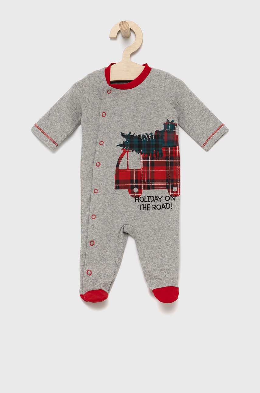 United Colors Of Benetton costum bebe culoarea gri
