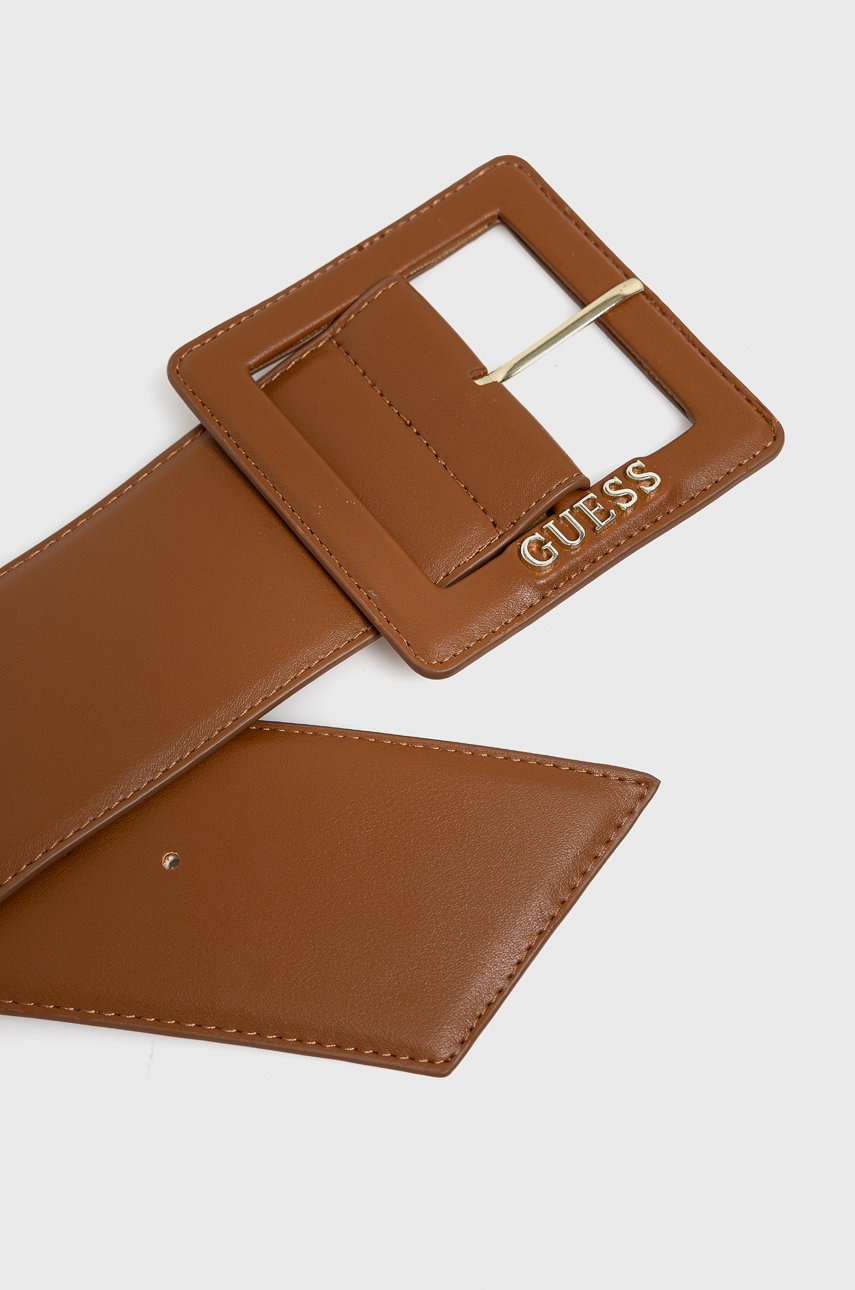 

Ремінь Guess жіночий колір коричневий