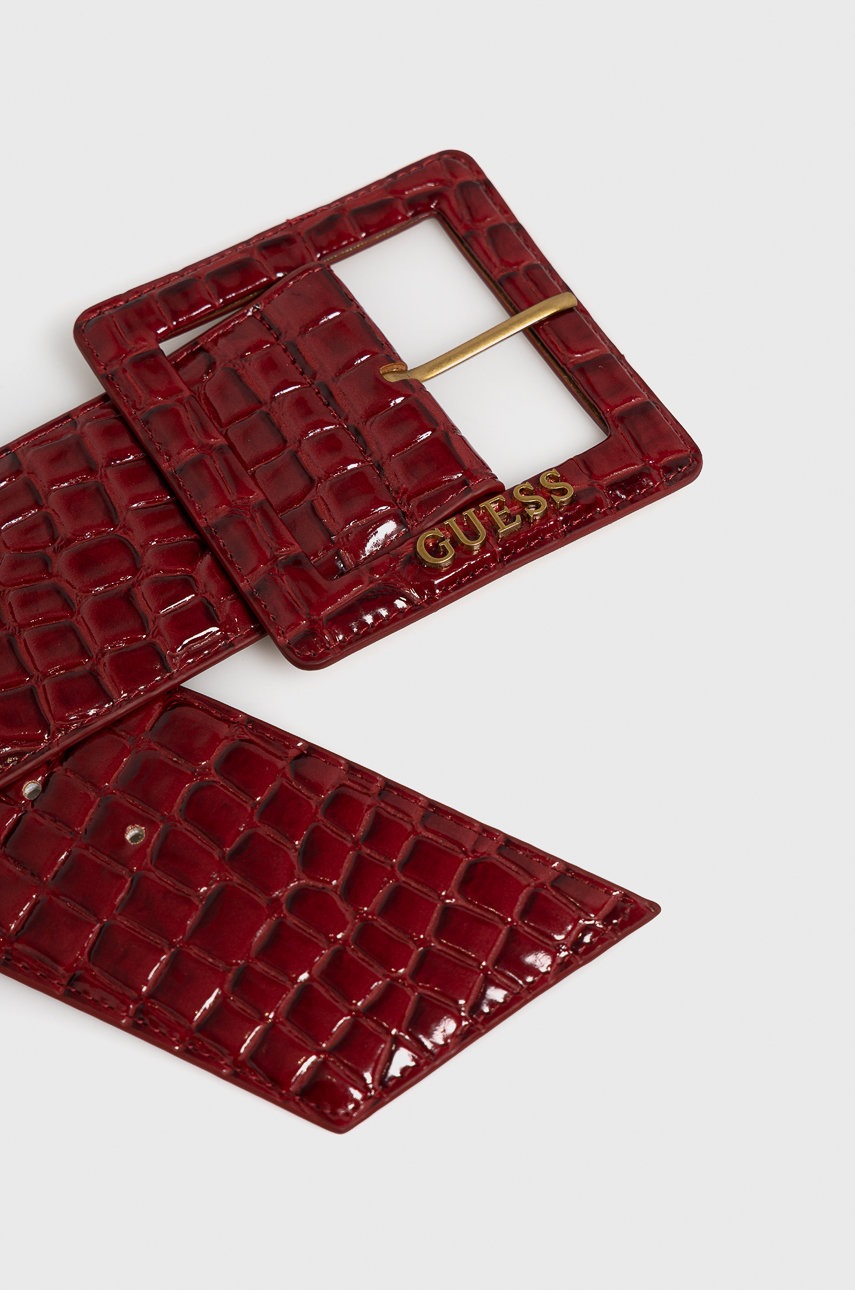 

Ремень Guess женский цвет бордовый