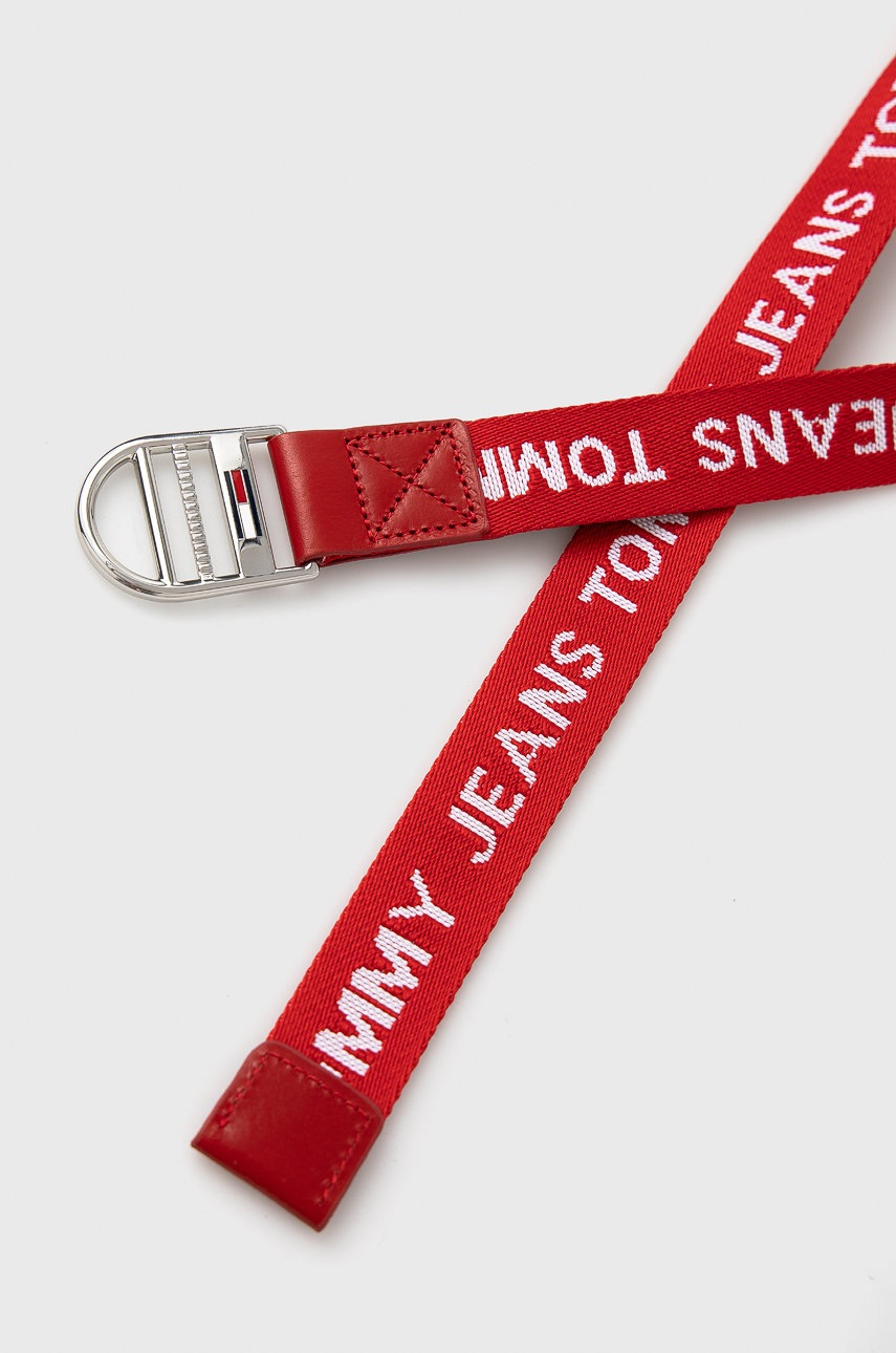 

Ремень Tommy Jeans женский цвет красный