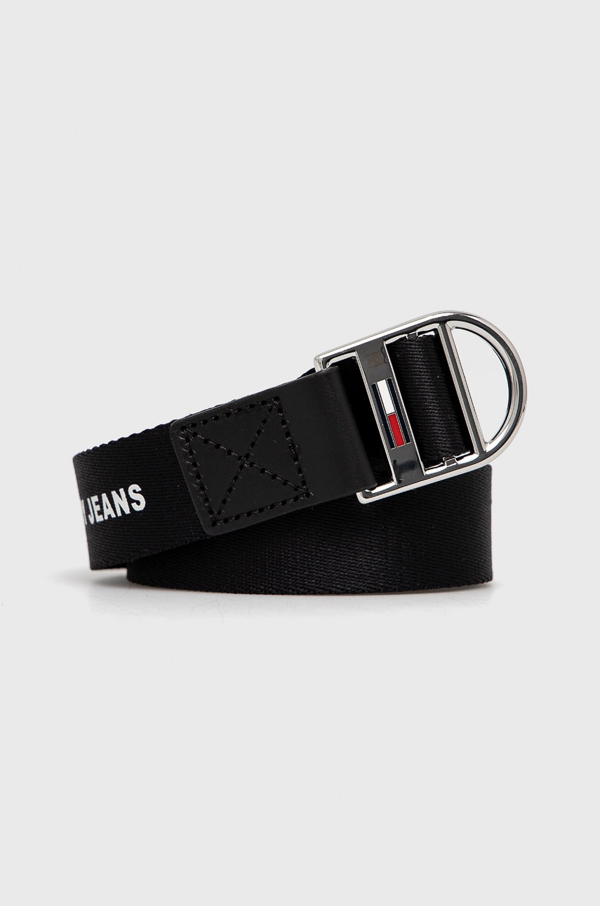 

Колан Tommy Jeans дамски в черно, Черен