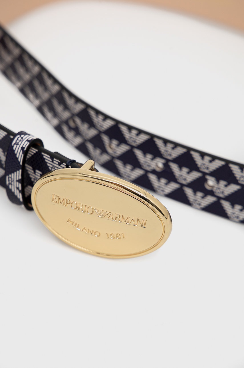 

Ремень Emporio Armani женский цвет синий