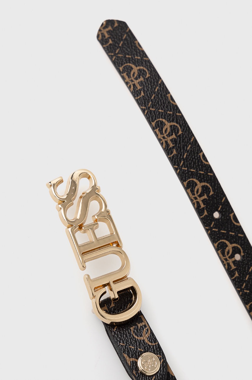 

Ремень Guess женский цвет коричневый