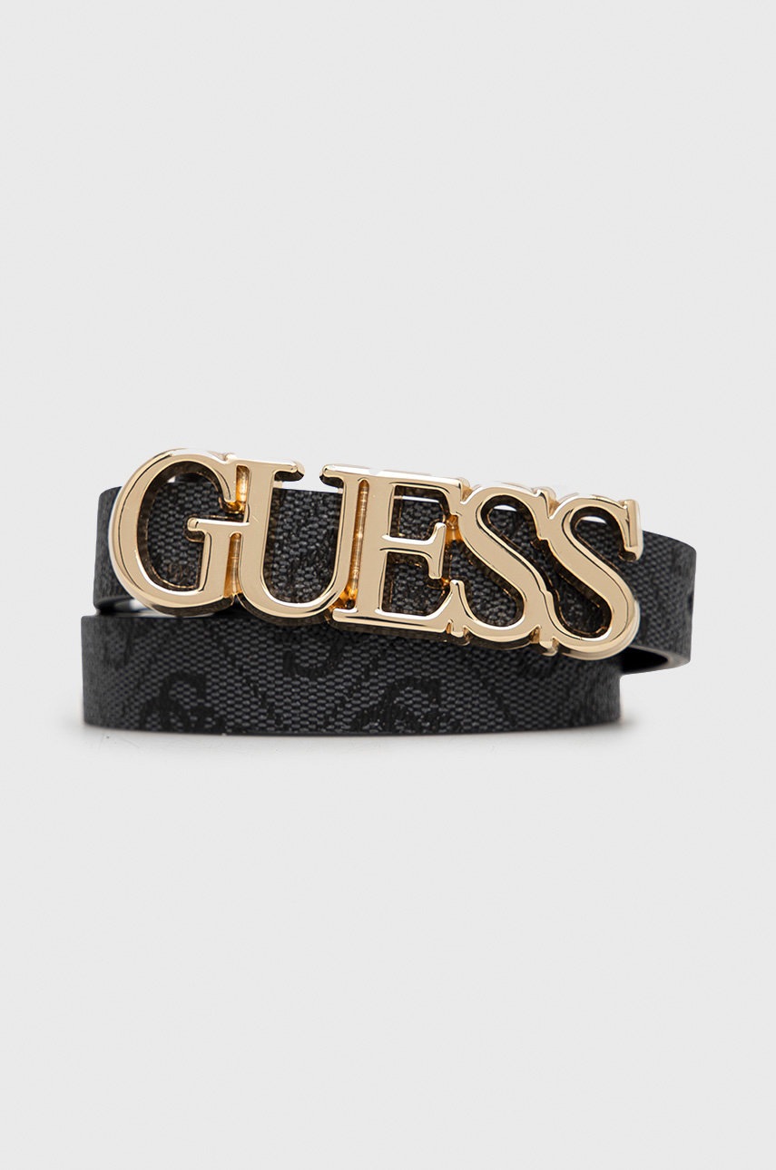 

Колан Guess дамски в черно, Черен