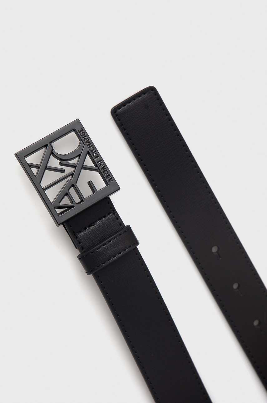 

Ремінь Armani Exchange жіночий колір чорний