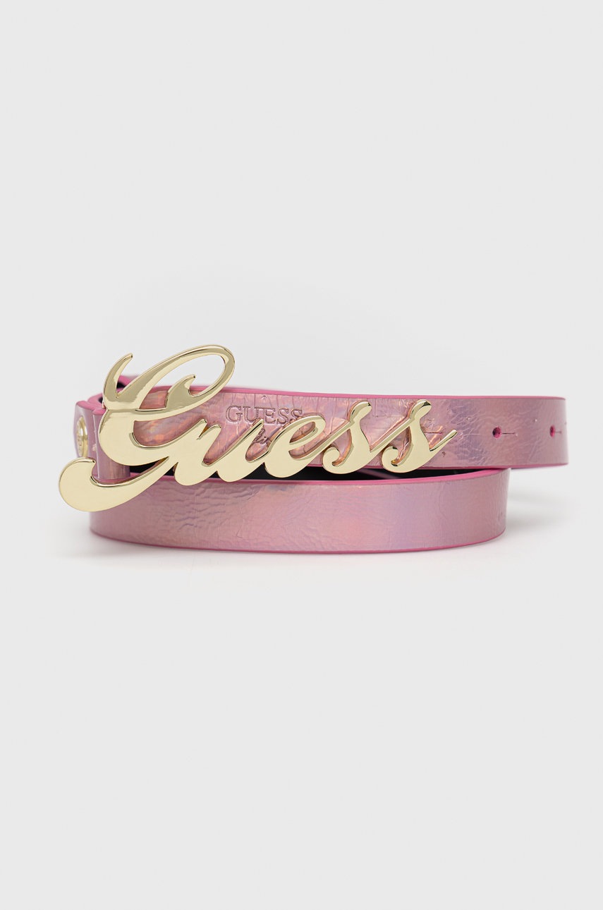 

Детски колан Guess в розово, Розов