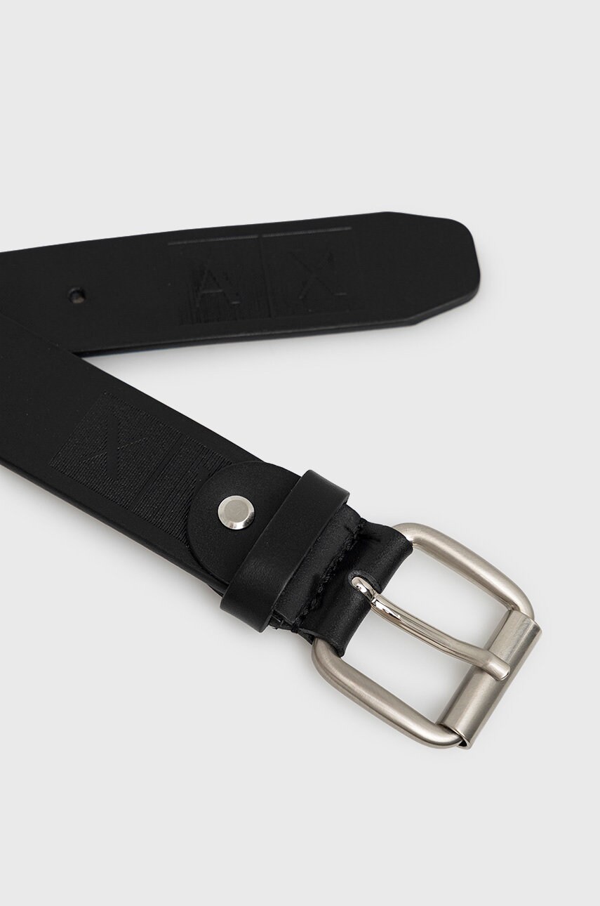 

Ремінь Armani Exchange чоловічий колір чорний