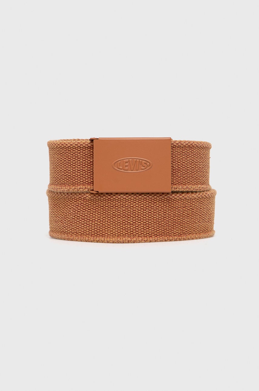Levi's curea bărbați, culoarea portocaliu