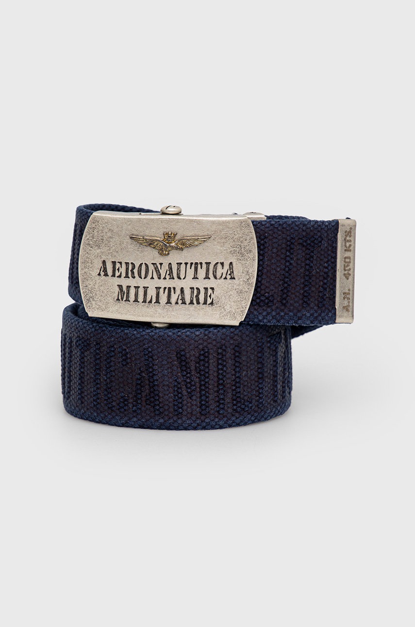 

Колан Aeronautica Militare мъжки в тъмносиньо, Тъмносин