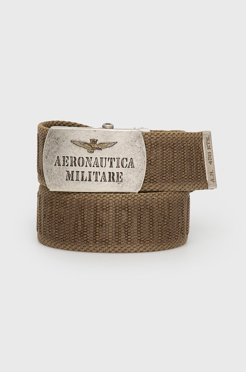 

Колан Aeronautica Militare мъжки в зелено, Зелен