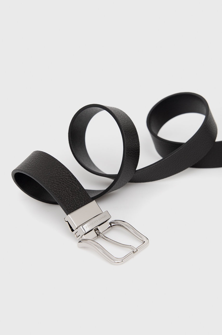 

Armani Exchange - Двухсторонний кожаный ремень
