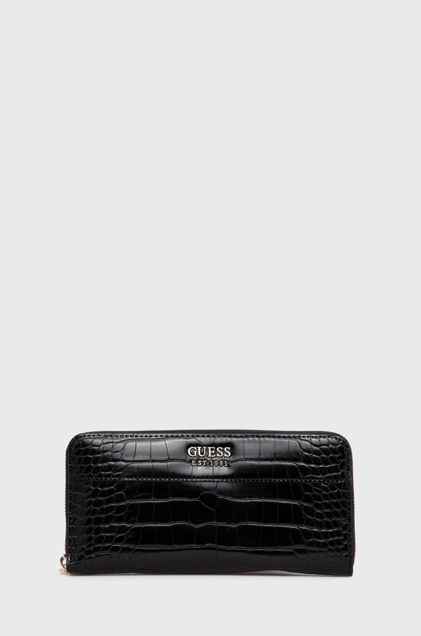 

Портфейл Guess дамски в черно, Черен