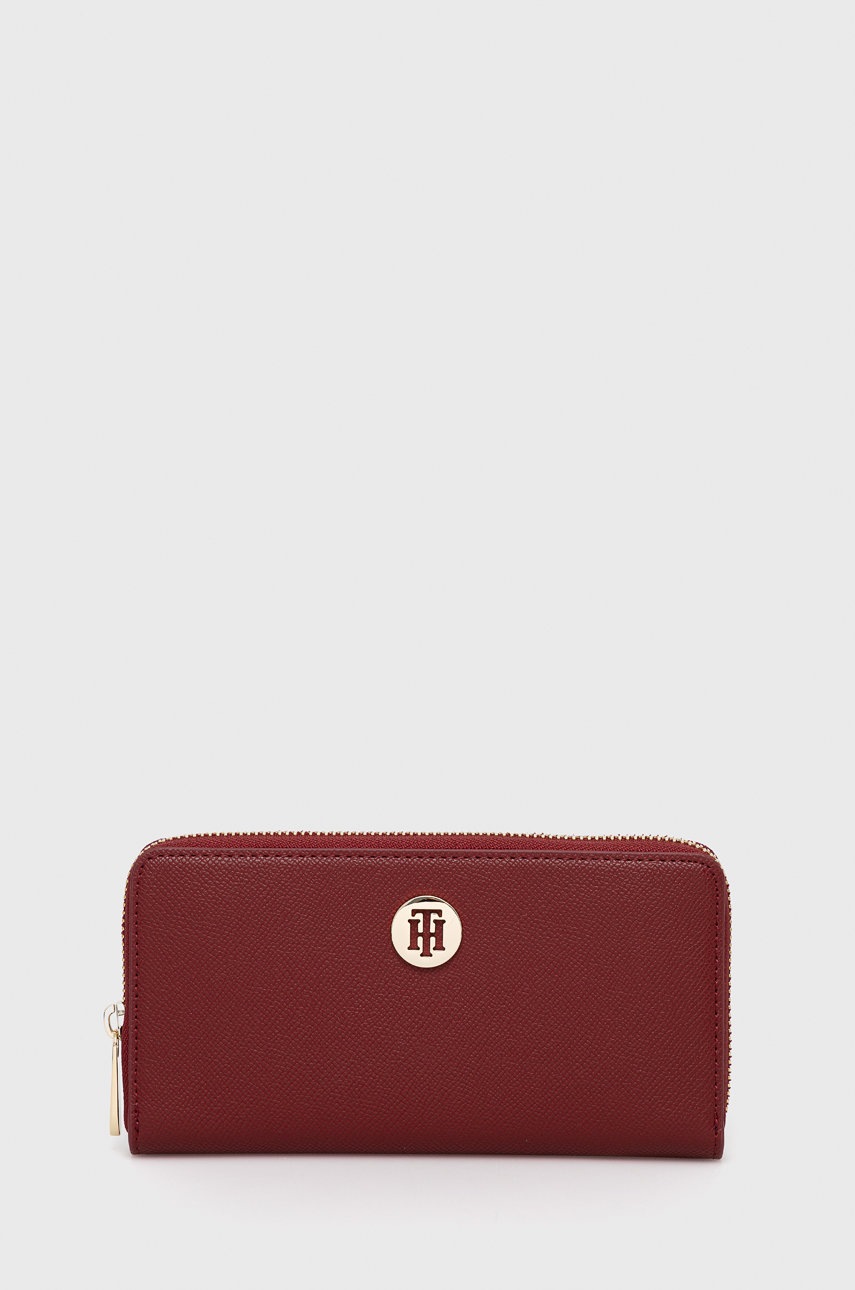 

Портфейл Tommy Hilfiger дамски в червено, Червен