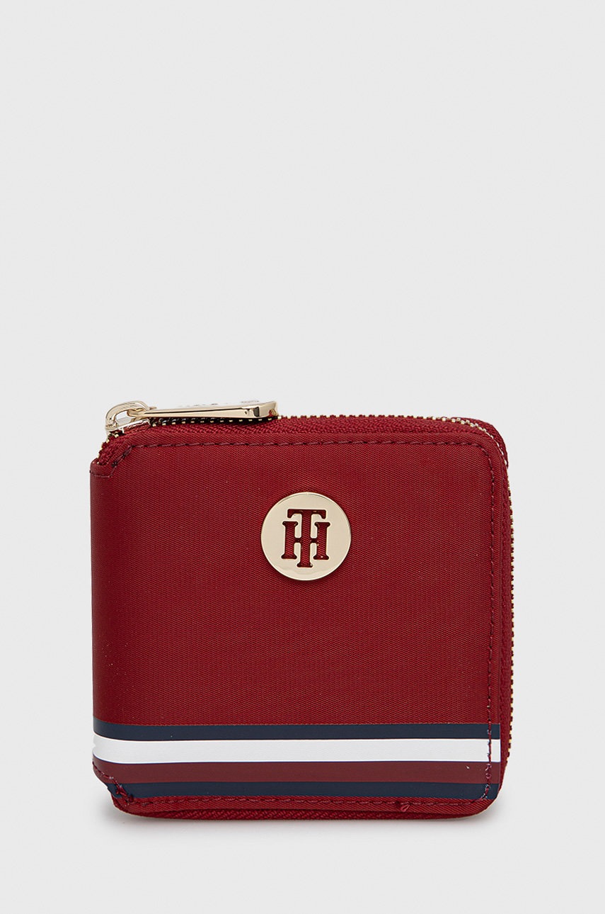 

Портфейл Tommy Hilfiger дамски в червено, Червен