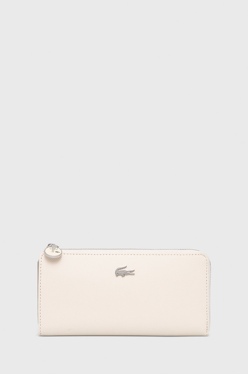 

Портфейл Lacoste дамски в розово, Бежов
