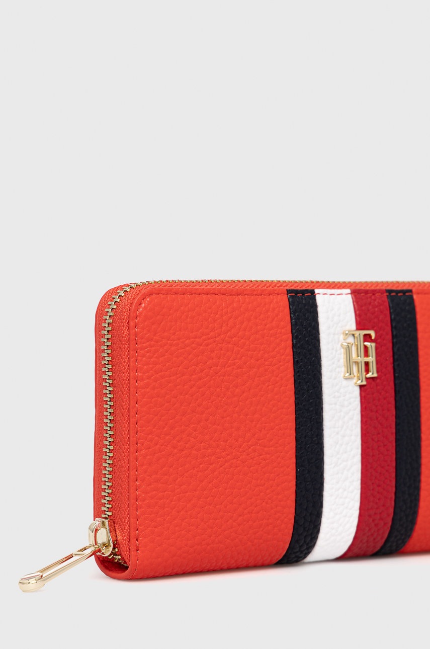 

Кошелек Tommy Hilfiger женский цвет красный