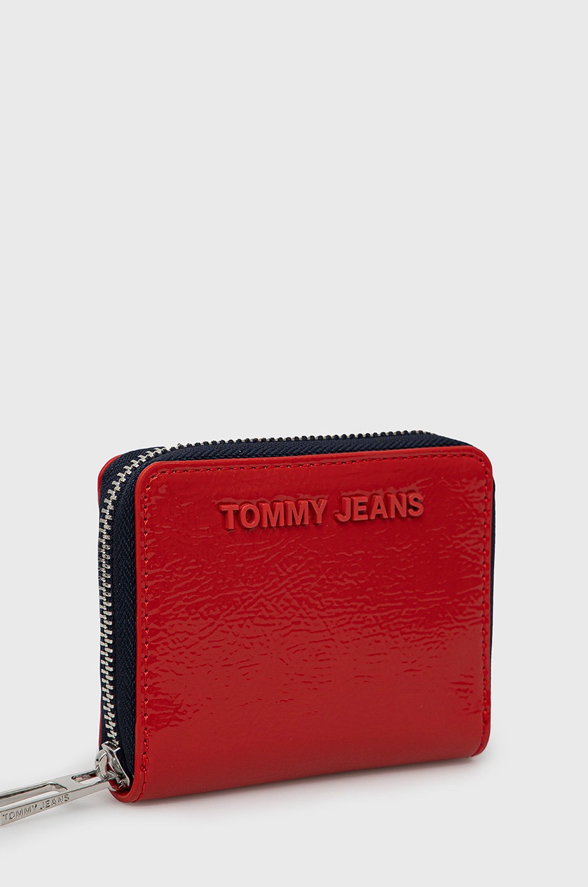 

Кошелек Tommy Jeans женский цвет красный