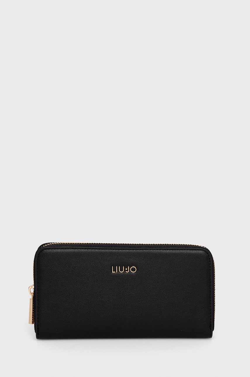 

Портфейл Liu Jo дамски в черно, Черен