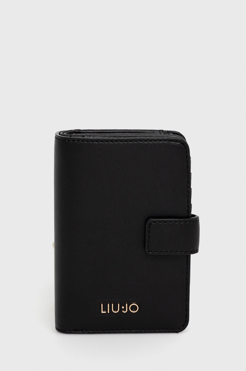 

Портфейл Liu Jo дамски в черно, Черен
