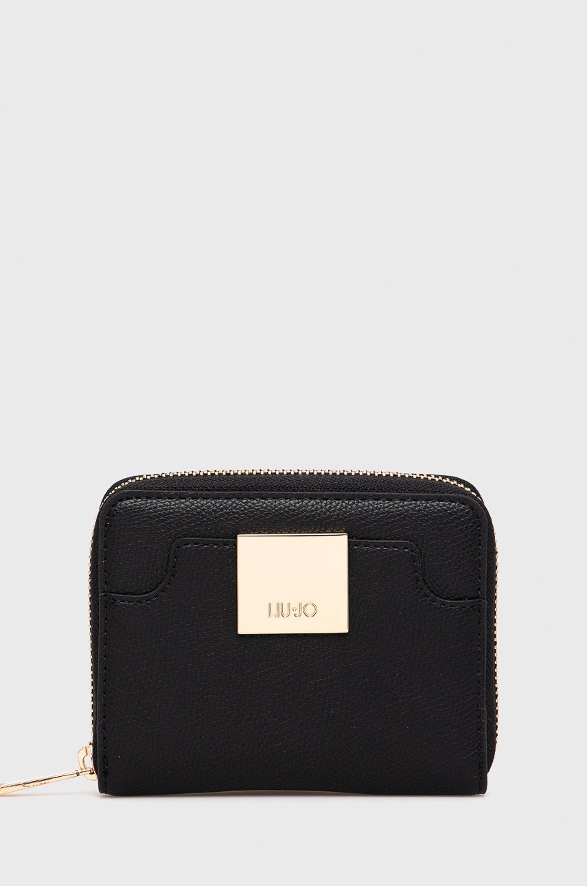 

Портфейл Liu Jo дамски в черно, Черен