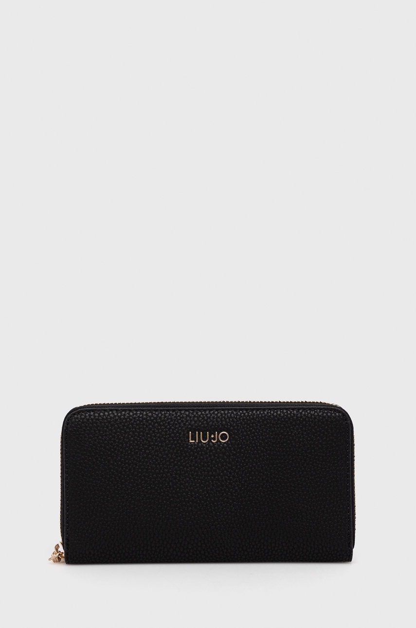 

Портфейл Liu Jo дамски в черно, Черен