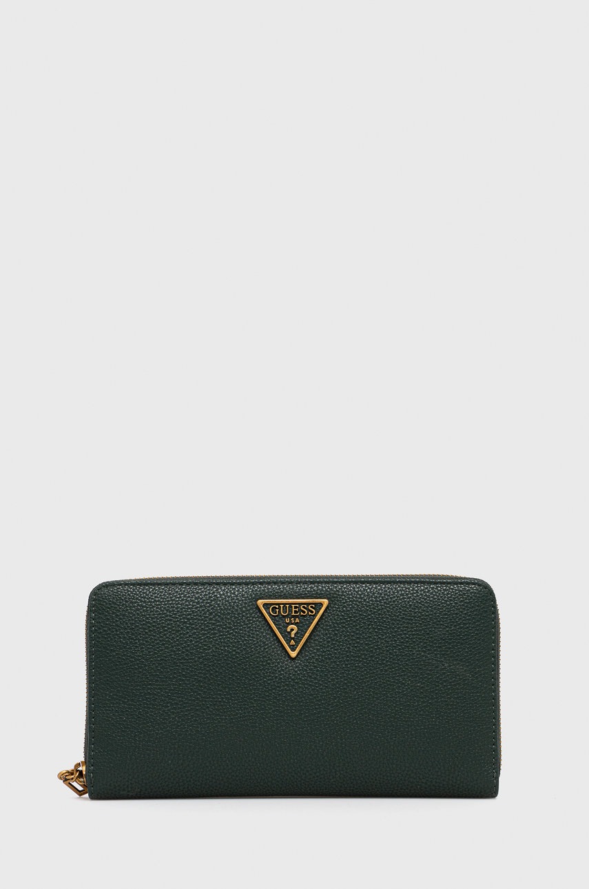 

Портфейл Guess дамски в зелено, Зелен
