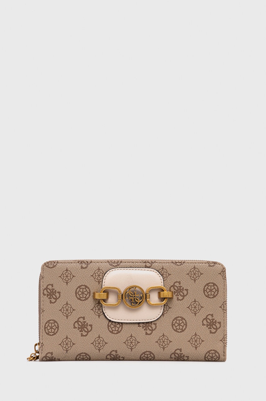 

Портфейл Guess дамски в кафяво, Кафяв