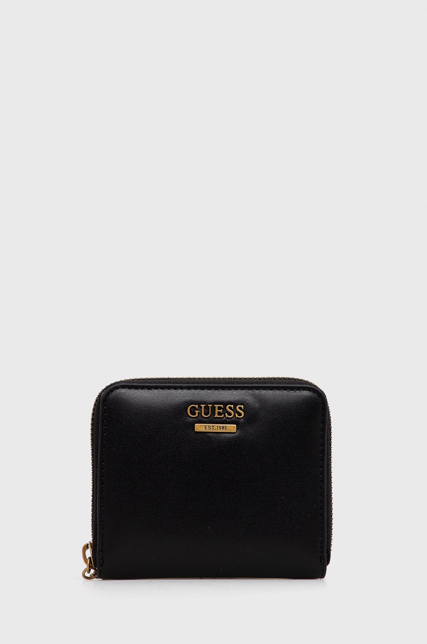 

Портфейл Guess дамски в черно, Черен