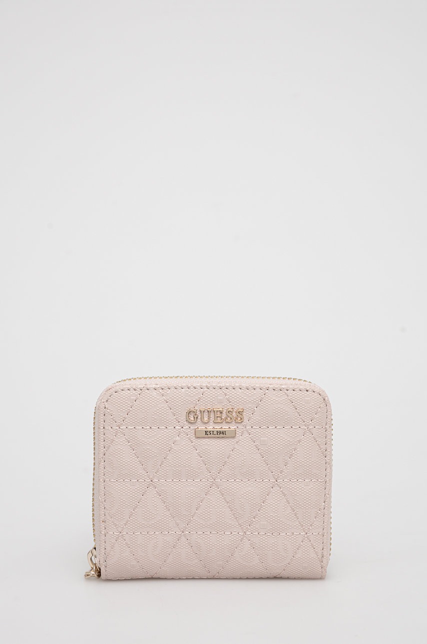 

Портфейл Guess дамски в розово, Розов