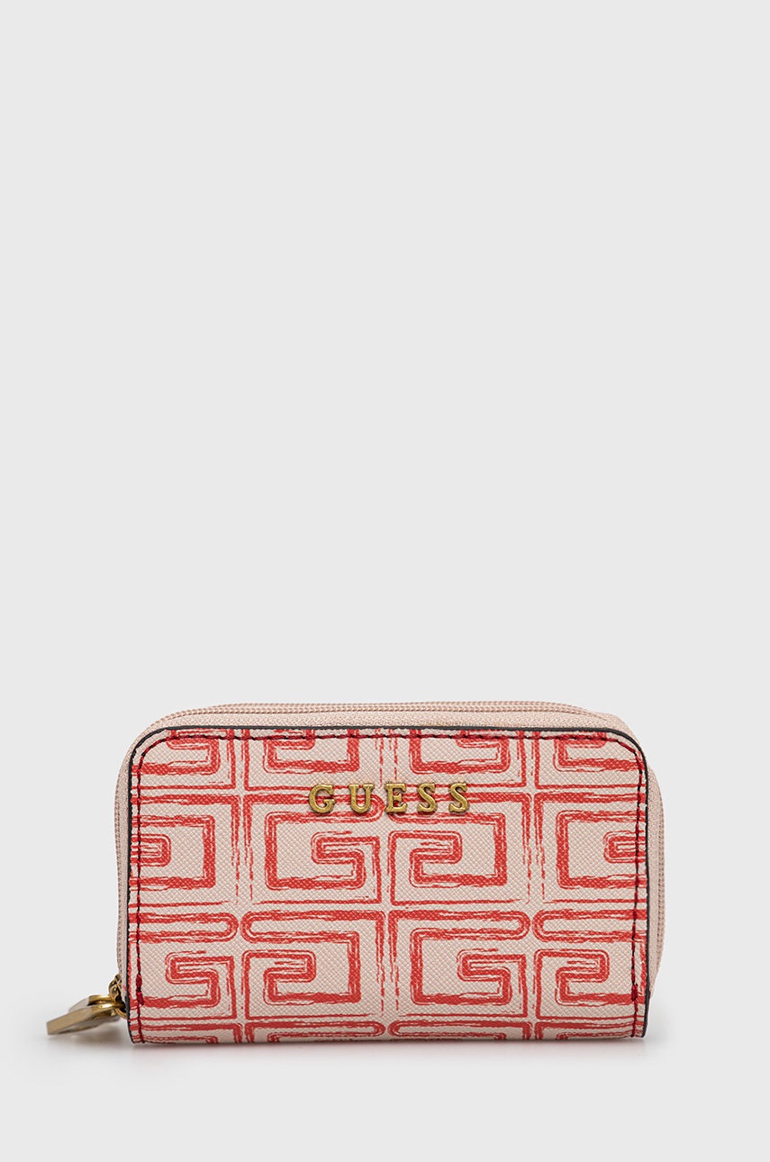 

Портфейл Guess дамски в червено, Червен