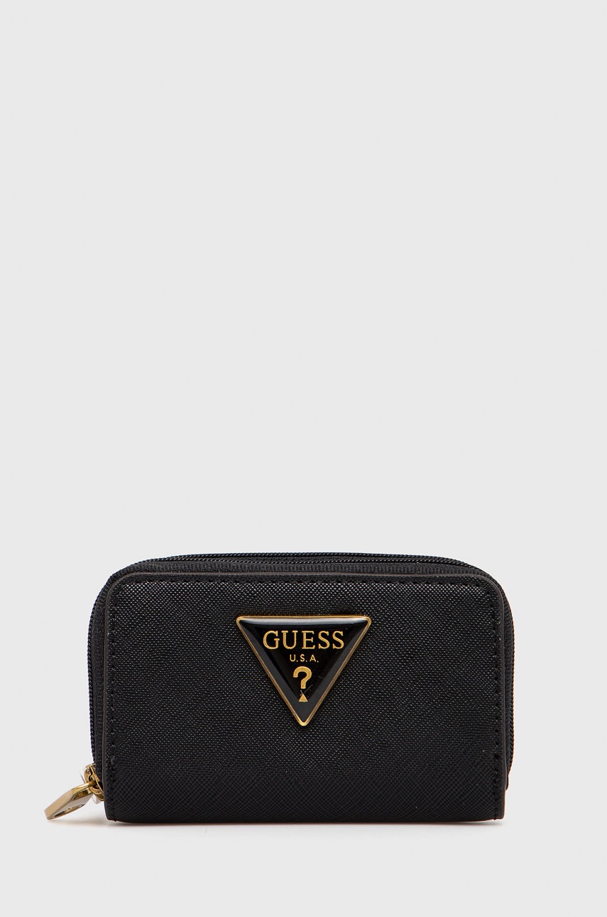 

Портфейл Guess дамски в черно, Черен