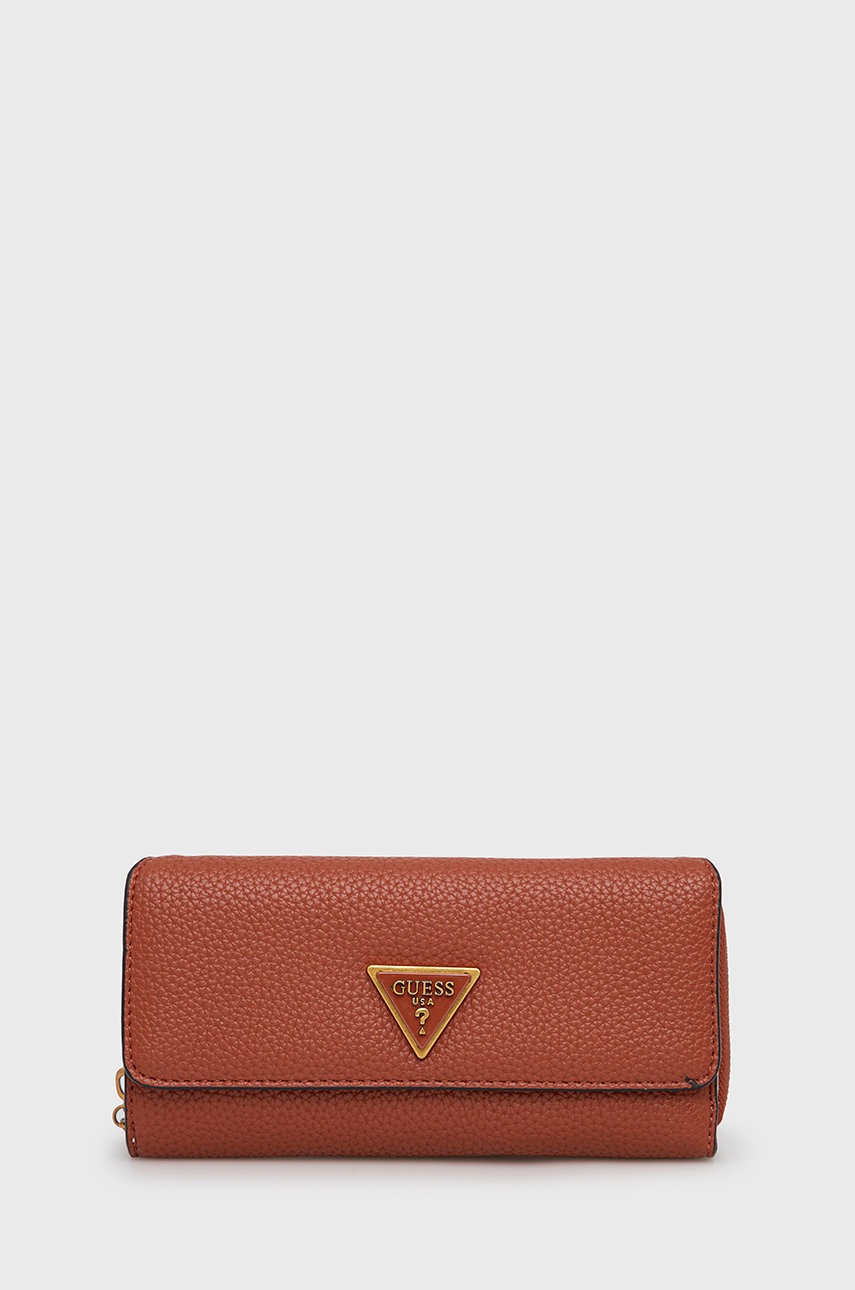 

Портфейл Guess дамски в кафяво, Кафяв