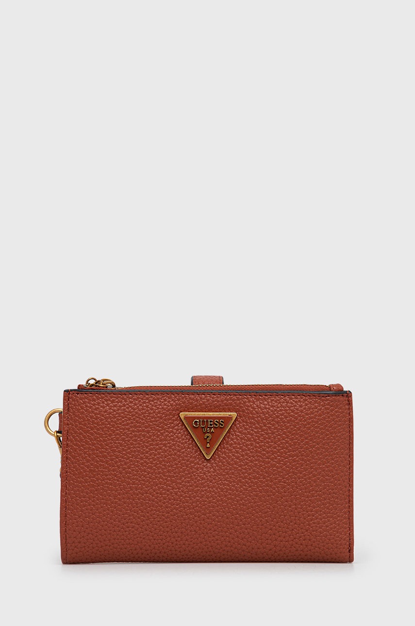 

Портфейл Guess дамски в кафяво, Кафяв