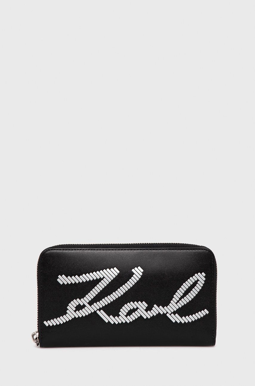 Karl Lagerfeld Portofel femei, culoarea negru