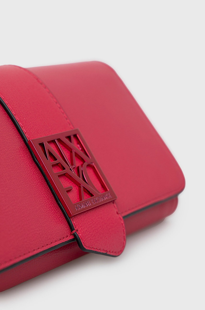 

Гаманець Armani Exchange жіночий колір рожевий