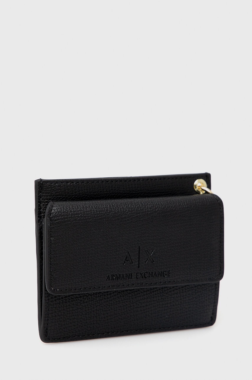 

Гаманець Armani Exchange жіночий колір чорний